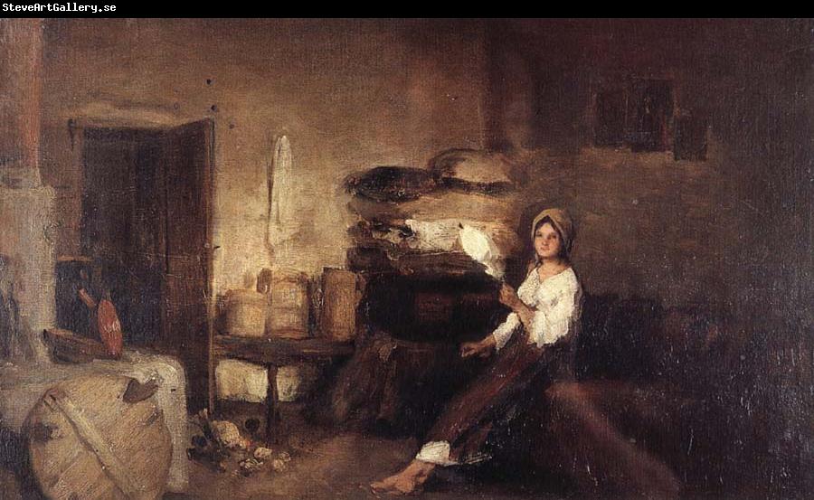 Nicolae Grigorescu Peasant Woman in her House